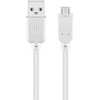 Goobay Kabelis USB USB-A – micro-B 0,3 m baltas (RB96191)