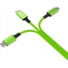 USB kabelis USB-A + USB-C - USB-C 1.2 m Žalias (SMRTER_HYDRA_ULT_GN)