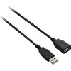 Kabelis USB V7 USB-A - USB-A 1.8 m Juodas (V7E2USB2EXT-1.8M)