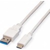 Kabelis USB vertė VALUE Kabelis USB 3.2 Gen 1, A-C, M/M, 1 m