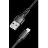USB A tipo į USB C tipo laidas VEGER PD 5A 100W AC03 1,2 m juodas