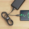 USB A tipo į USB C tipo laidas VEGER PD 5A 100W AC03 1,2 m juodas