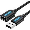 USB 2.0 kištukinis ilginamasis kabelis Vention CBIBJ 5m juodas PVC