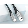 Vention USB 2.0 A į USB-C 3A kabelio ventiliacija CODHF 1 m pilka