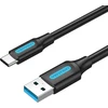 Vention USB 3.0 A į USB-C laido ventiliacija COZBH 2m juodas PVC