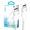 Vention USB-C to C cable, braided, 3A, 480Mbps, 60W, 1m, WH