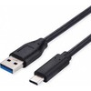 USB kabelis Value USB-C - USB-C 0,5 m juodas (S3016-10)