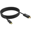 Kabelis USB Vision USB-C - HDMI 2 m Juodas (TC 2MUSBCHDMI8K/BL)
