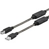 USB kabelis VivoLink USB-A - mikro B 5 m juodasis (PROUSB5)