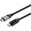 Kabelis USB VivoLink USB-C - USB-C 7.5 m Juodas (USB-C prisukamas į USB-C kabelis)
