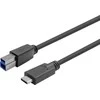 Kabelis USB VivoLink USB-C - USB-B 5 m Juodas (PROUSBCBMM5)