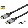 Kabelis USB VivoLink USB-C - USB-C 1 m Juodas (PROUSBCMM1)