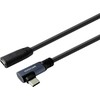Kabelis USB VivoLink USB-C kątowy 0,3 m 20 Gb/s USB 3.2 (PROUSBCMF0.3A)
