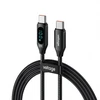USB-C / USB-C Voltage PowerDisplay 100W PD kabelis 100cm juodas