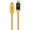 WEKOME WDC-08 Vanguard serijos USB-C į žaibo greito įkrovimo PD 20W jungiamasis laidas 1 m aukso spalvos