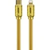 Wk Design WEKOME WDC-163 Sakin serijos USB-C į Lightning PD 20W jungiamasis kabelis 1 m auksinės spalvos