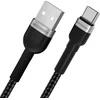 Wozinsky WNBAC2 USB-A / USB-C 2.4A kabelis 2 m – juodos spalvos