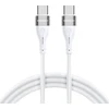 Wozinsky WSTCC2 USB-C / USB-C PD 65W kabelis 2 m – baltos spalvos