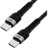 Wozinsky WNBCC2 USB-C / USB-C PD 65W kabelis 2 m – juodos spalvos