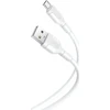 XO kabelis NB212 USB - microUSB 1,0 m 2,1A baltos spalvos