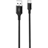 USB laidas į USB-C XO NB143, 1 m (juodas)