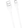 XO kabelis NB200 USB – USB-C 1,0m 2.1A baltas
