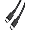 XO kabelis NB-Q199 PD USB-C - USB-C 1,5m 100W juodos spalvos