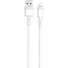 XO kabelis NB-Q166 USB - Lightning 1,0 m 5A, baltas
