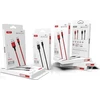 XO kabelis NB143 USB – Lightning 2,0 m 2,4A juodas