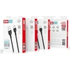 XO kabelis NB200 USB - Lightning 2,0m 2.1A baltos spalvos