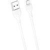 XO kabelis NB200 USB - microUSB 1,0m 2.1A baltos spalvos