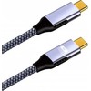 USB kabelis Zenwire USB-C - USB-C 1 m pilkas (1028757812)