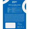 Usorteret Kabelis USB ZOY USB A – USB C standartas 3.0 1m ZCAC1