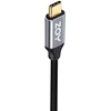 Kabelis USB ZOY USB-C - USB-C 2 m Juodai-sidabrinė (ZCCC2)