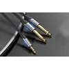 Vention Kabelio mini lizdas nuo 3.5 mm iki 2 x 6.5 mm lizdas Ventiliacija BARHG 1.5 m (pilka)