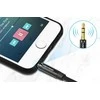 Vention mini AUX 3.5mm - 2x mini AUX 3.5mm 0.6m - Juodas