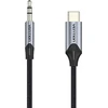 Vention TRRS 3.5 mm vyriškas iki 3.5 mm moteriškas garso ilgiklis 1 m ventiliacija BGKHF juoda
