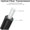 Vention Toslink optinio garso kabelio ventiliacijos anga 1 m (juodas)