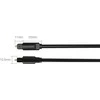 Vention Toslink optinio garso kabelio ventiliacijos anga 1 m (juodas)