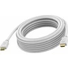 „Kabelis Vision VISION Professional“ diegimo HDMI laidas – VISAMĖ GARANTIJA – 8K esant 30 Hz – HDMI versija 2.1 – 48 Gbps – Dvigubas ekranas – Paauksuotos jungtys – HDMI (M) – HDMI (M) – Išorinis skersmuo 7,3 mm – AWG 26 – 5 m – Balta