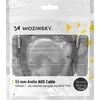 Wozinsky universal mini jack cable 2x AUX cable 3 m juodas