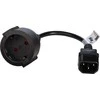 Akyga AK-PC-10A power cable Juodas 0.15 m CEE7/4