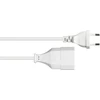 Good Connections Alcasa P0300-W005 kabelis zasilające Baltas 0,5 m Wtyczka zasilająca typu C