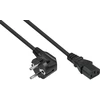 Maitinimo kabelis Alcasa Kabelmeister maitinimo kabelis Juodas 3 m E+F tipo maitinimo kištukas IEC C13 (SK0130-S030)