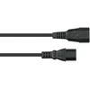 Kabelis zasilający Alcasa Kabelmeister SK0130-S018 kabelis zasilające Juodas 1,8 m Wtyczka zasilająca typu E+F IEC C13
