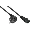 Kabelis zasilający Alcasa Kabelmeister SK1430-S005 kabelis zasilające Juodas 0,5 m IEC C14 IEC C13