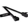 Alphacool fan cable 4-pin to 4-pin extension 15cm – juodas