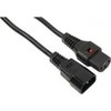 Maitinimo kabelis Digitus ASSMANN maitinimo laidas LOCK 3x1mm2 C14 / C13 tiesiai M / Μ5m juoda