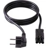 Bachmann maitinimo kabelis BACHMANN maitinimo kabelis su įžeminimu kontaktams/įrenginiams GST18-3, be halogenų, juodas, 5 m