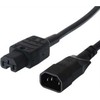 Bachmann maitinimo kabelis BACHMANN maitinimo kabelis, šalto įrenginio vyriška jungtis su karšto įrenginio moteriška jungtimi, IEC320 C14/C15, 1 m